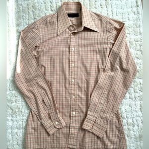 Vintage Yves Saint Laurent 70s Men’s Plaid Shirt Size M